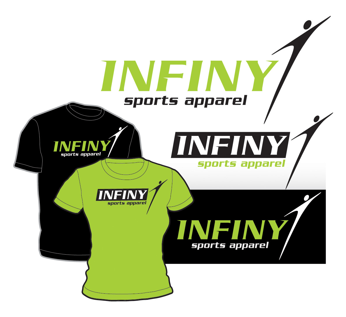 Diseño de Logo por FireSide Design para infiny athletic apparel | Diseño #10166