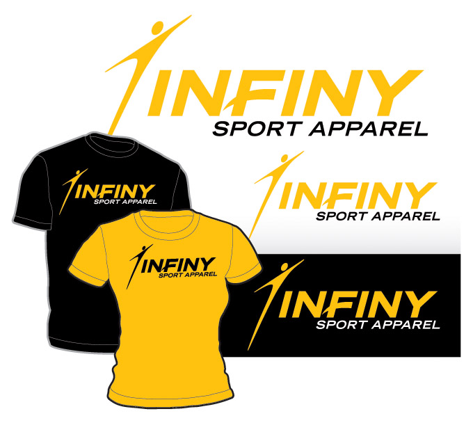 Logo-Design von FireSide Design für infiny athletic apparel | Design #10212