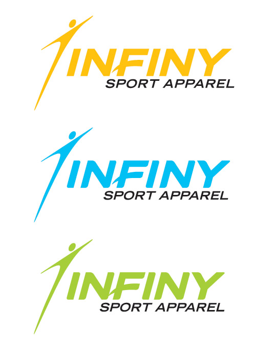 Logo Design by FireSide Design for infiny athletic apparel | Design #10213