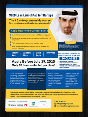 Diseño de Flyer por debdesign para Seed Tech Software Development L.L.C | Diseño #6637292