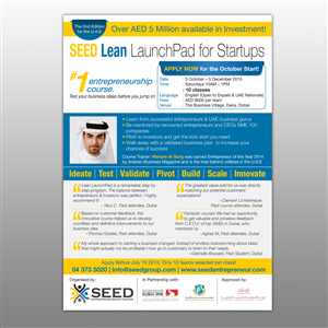 Flyer Design by Mon01 for Seed Tech Software Development L.L.C | Design: #6638316