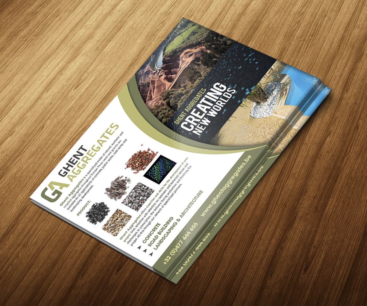 Flyer Design by jeffdefy for Ghent Aggregates | Design #6658190