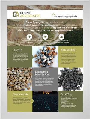 Flyer Design by Victor_pro for Ghent Aggregates | Design: #6657287