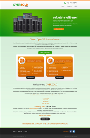 Web Design by Vigneshwar Designs for Prometeus di Daniela Agro | Design #6634631