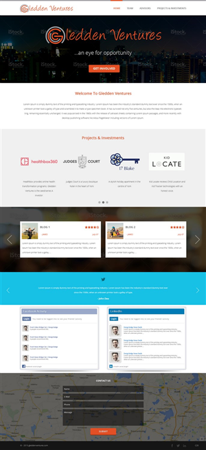Web Design by pb for Gledden Ventures | Design: #6651748