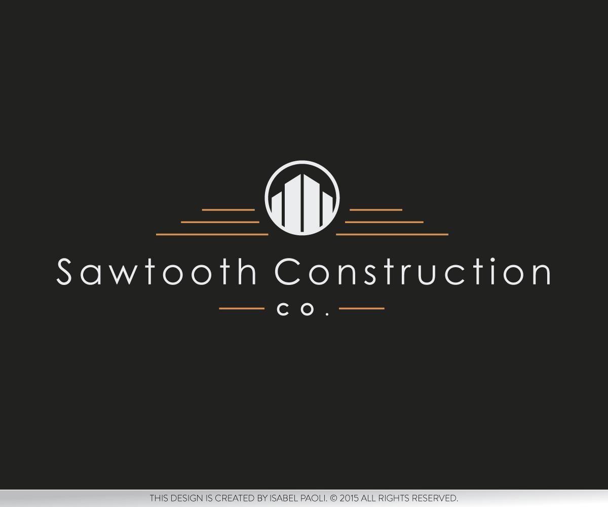Logo Design by isabel paoli for Sawtooth Construction Co. | Design #6652828