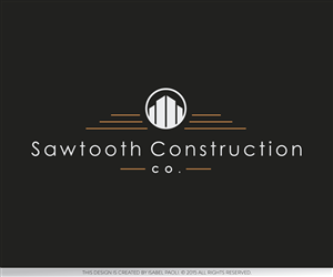 Logo-Design von isabel paoli für Sawtooth Construction Co. | Design: #6652828