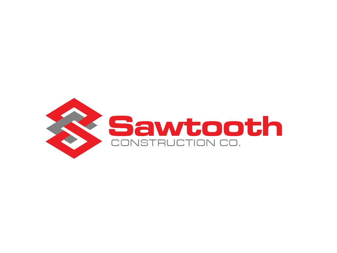 Logo Design by Colorflix™ for Sawtooth Construction Co. | Design #6632776