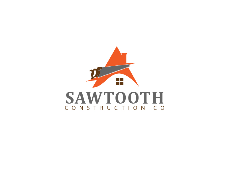 Logo Design by Colorflix™ for Sawtooth Construction Co. | Design #6632785