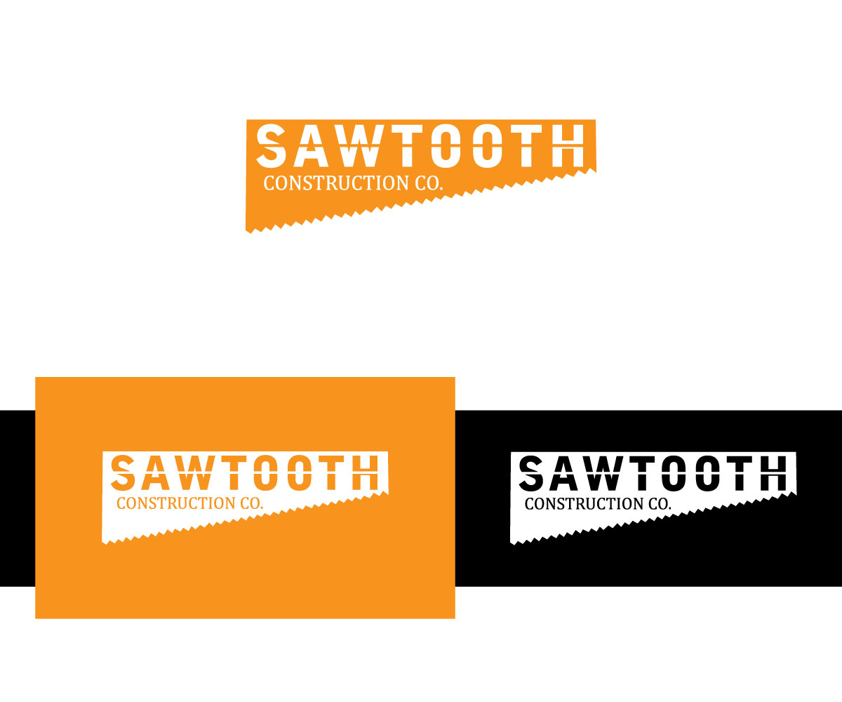 Diseño de Logo por Crest Logo Designs para Sawtooth Construction Co. | Diseño #6637701