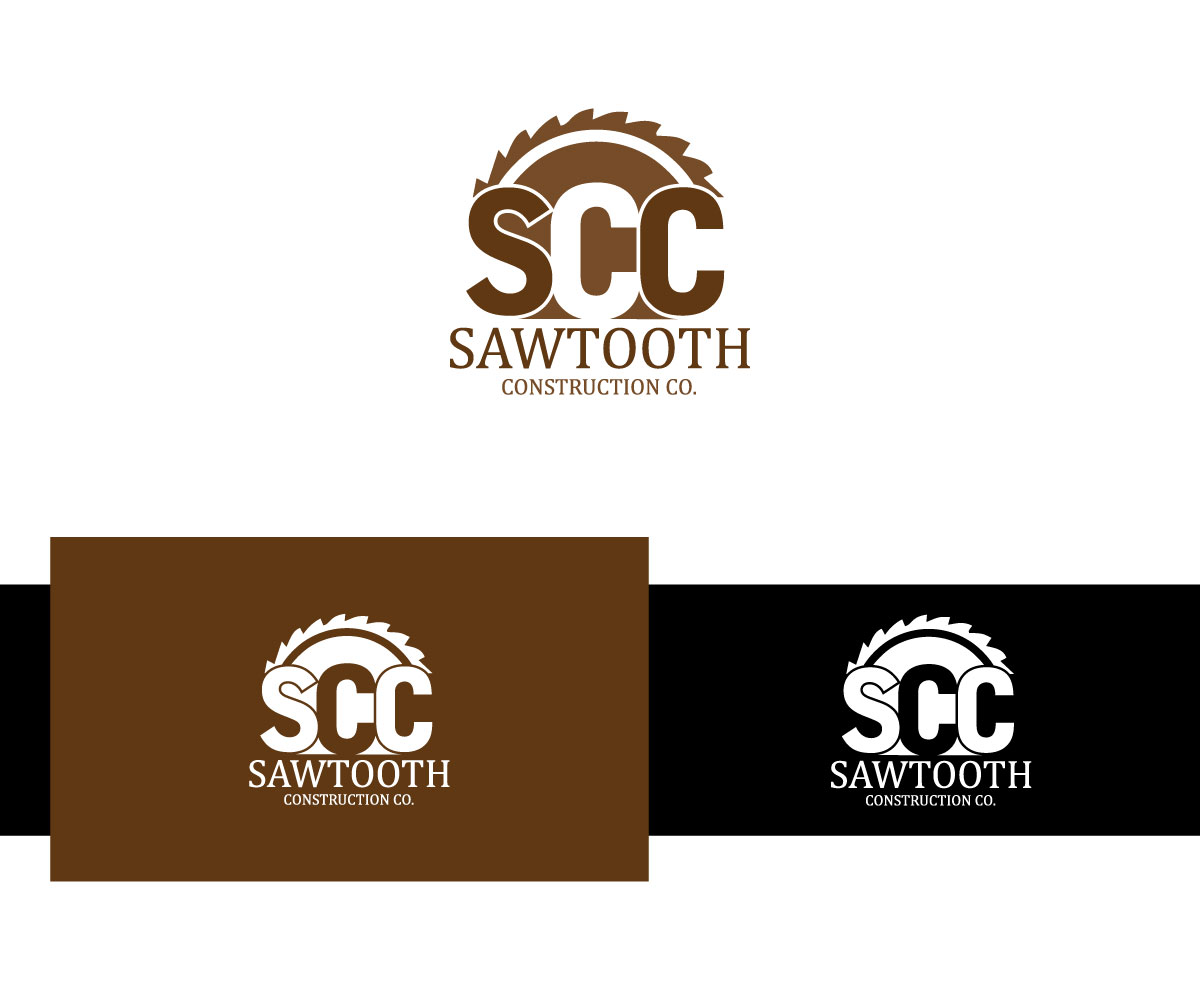 Logo Design by Crest Logo Designs for Sawtooth Construction Co. | Design #6637703