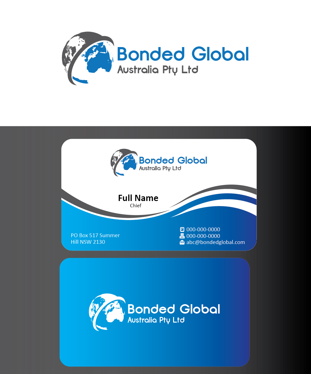 Stationery Design by joliau for Bonded Global | Design #6650993