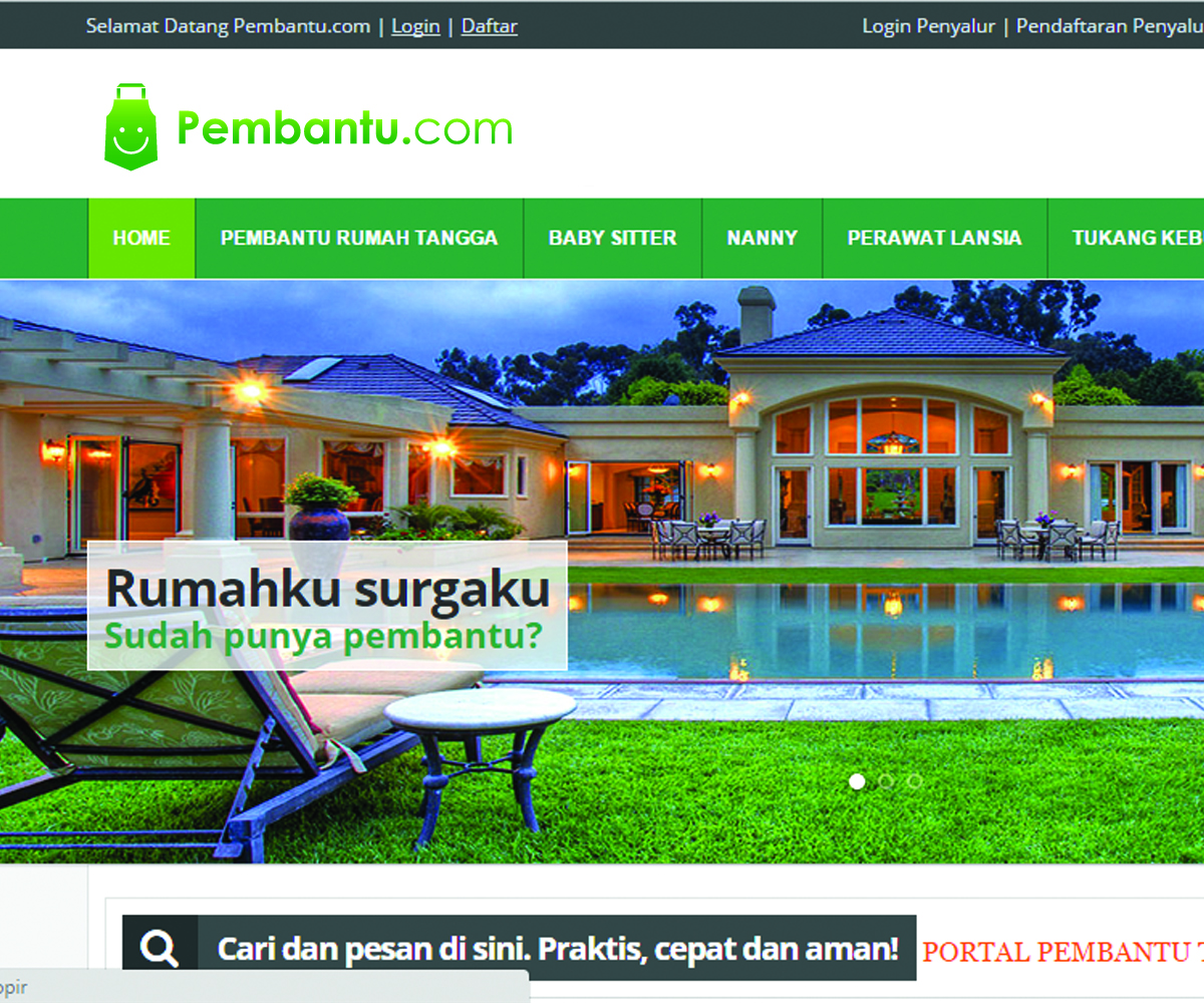 Logo Design by galihaka for Pembantu.com | Design #6646864