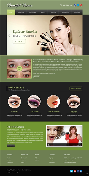 Web Design by pb for this project | Design: #6651565