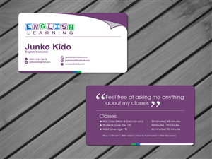 Business Card Design by GraphicSolver for this project | Design: #1741263