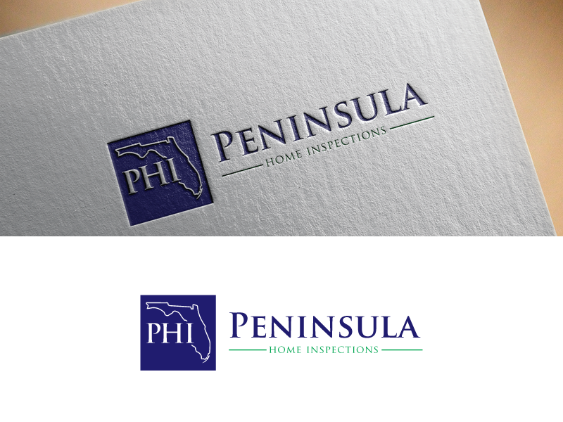 Logo Design by H4R5Z for Peninsula Home Inspections, PLLC | Design #6638790
