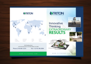 Brochure Design by uk for Triton Incorporated | Design #6707661