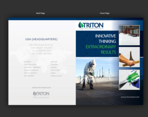 Diseño de Brochure por pivotaldesign.biz para Triton Incorporated | Diseño: #6871634