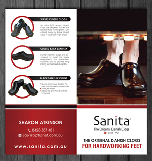 Flyer Design by debdesign for Sanita Work Shoes | Design: #6638190