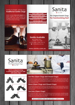 Flyer Design by debdesign for Sanita Work Shoes | Design #6714198