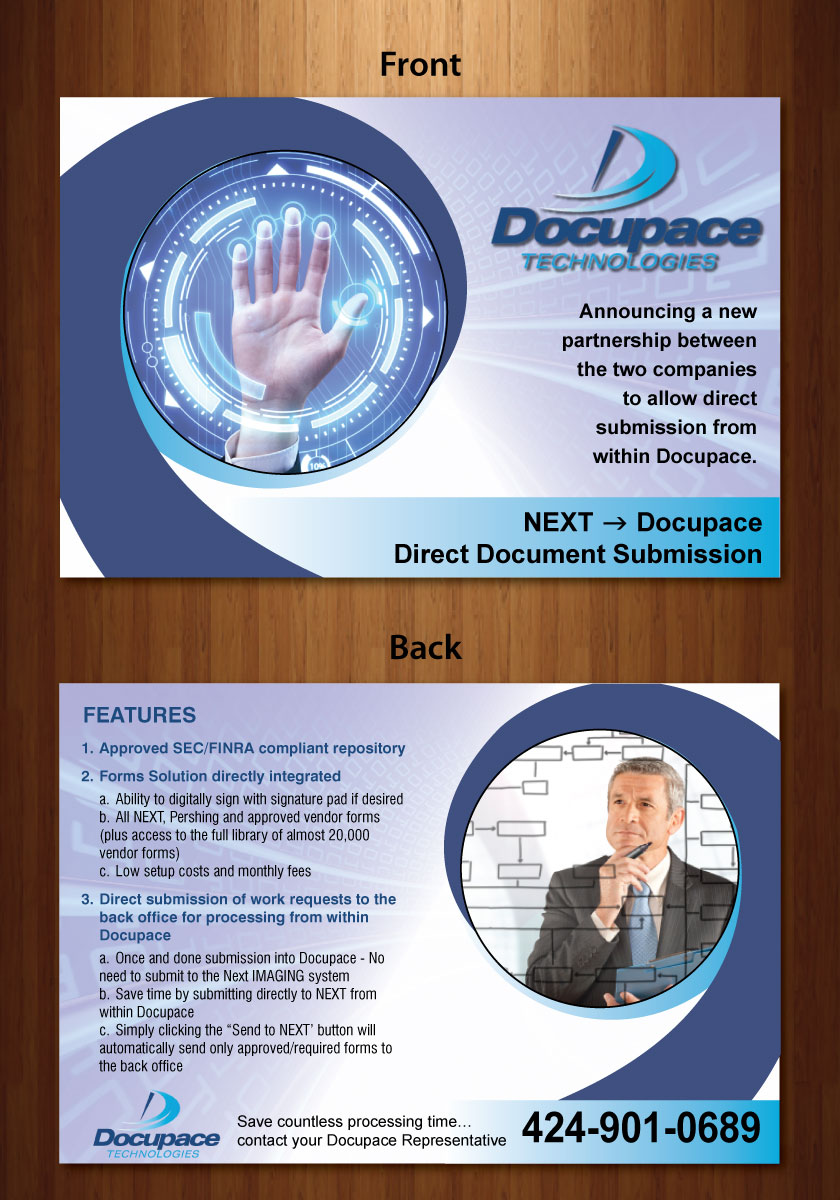 Card Design by Sbss for Docupace | Design #1731452