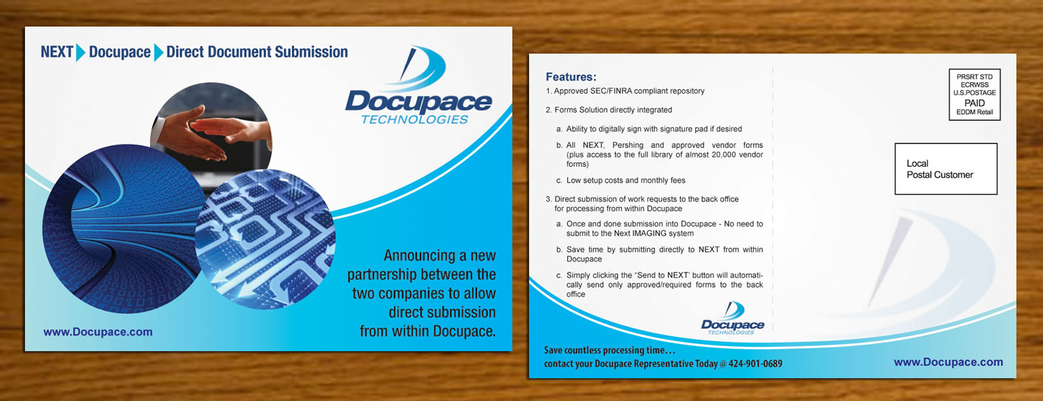 Card Design by Sbss for Docupace | Design #1732041