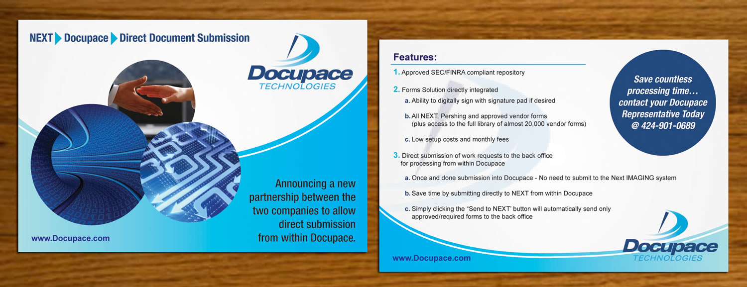 Card Design by Sbss for Docupace | Design #1732102