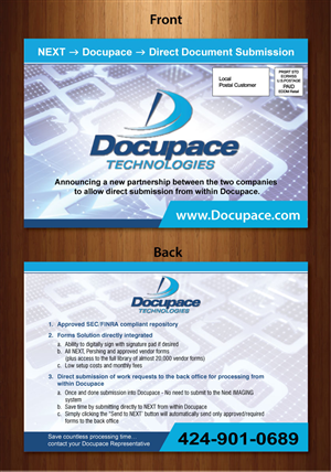 Card Design by Sbss for Docupace | Design: #1732120