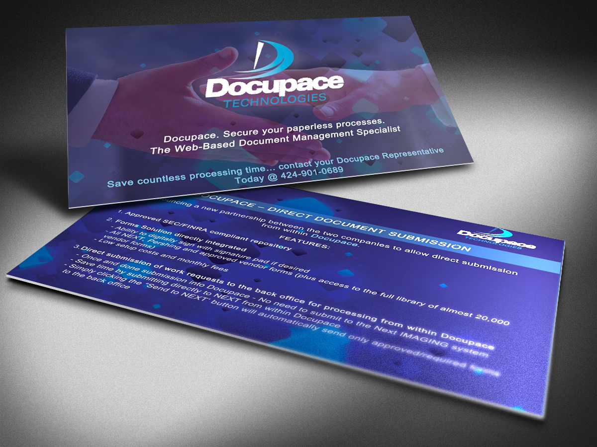 Card Design by Sarah Mathews for Docupace | Design #1732709