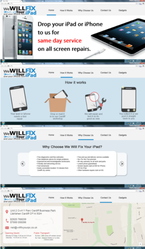 Website redesign required for established UK business - computer / phone repair | Web Design par aniep