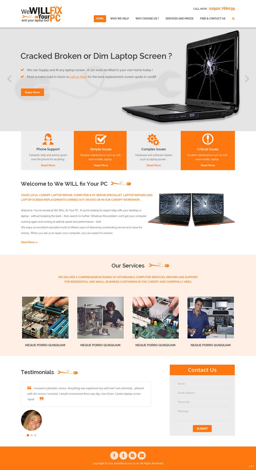 Web Design by pb for this project | Design #6651949
