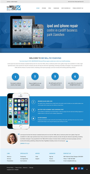 Web Design by pb for this project | Design #6651956