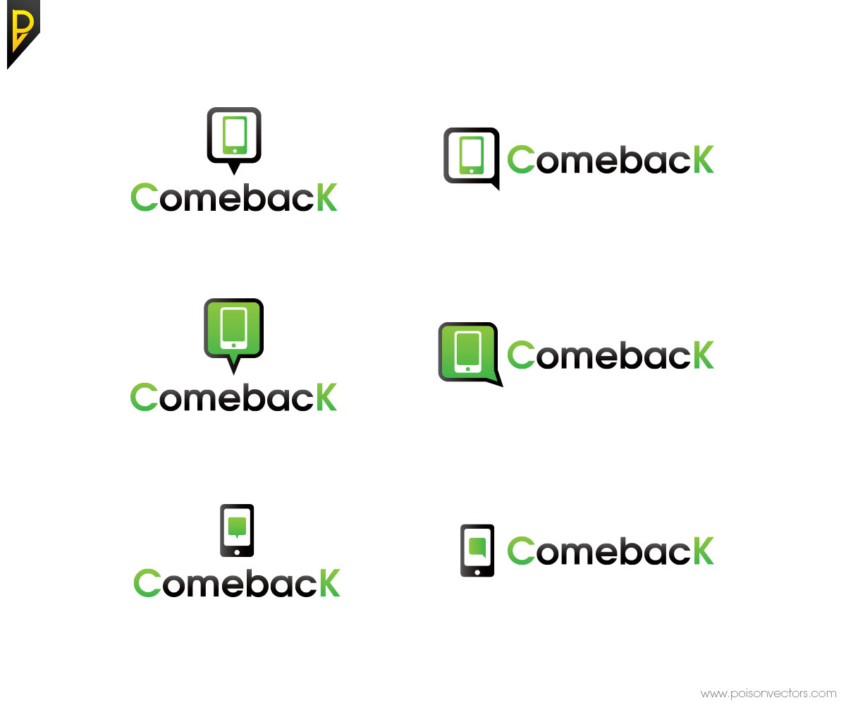 Logo Design by poisonvectors for Comeback | Design #6654799
