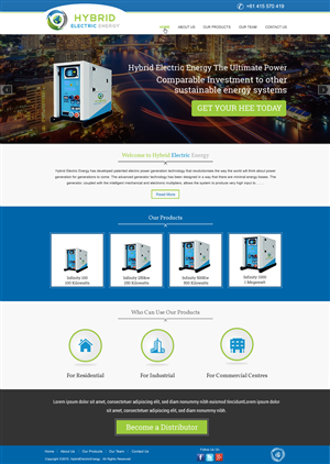 Web Design by harmi_199 for Dillon & Elbourn  | Design: #6662067