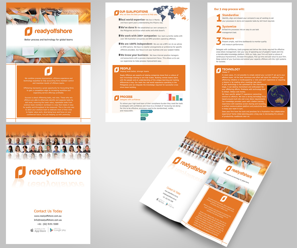 Diseño de Brochure por Turkii para Ready Offshore | Diseño #6642797