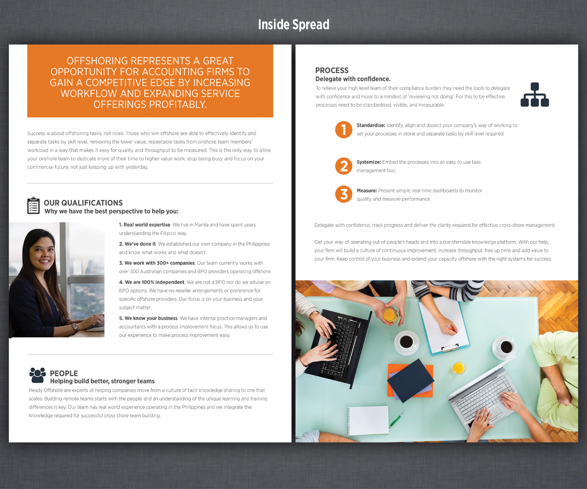 Brochure Design by Brian Ellis for Ready Offshore | Design #6650414