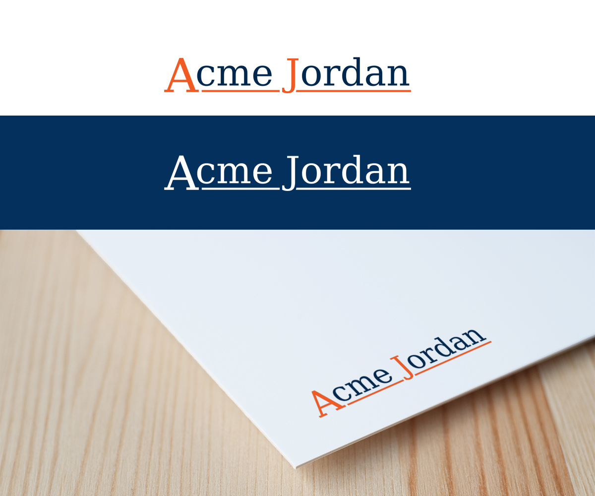 Logo Design by Lesia_Olesia for Acme Jordan | Design #6639018