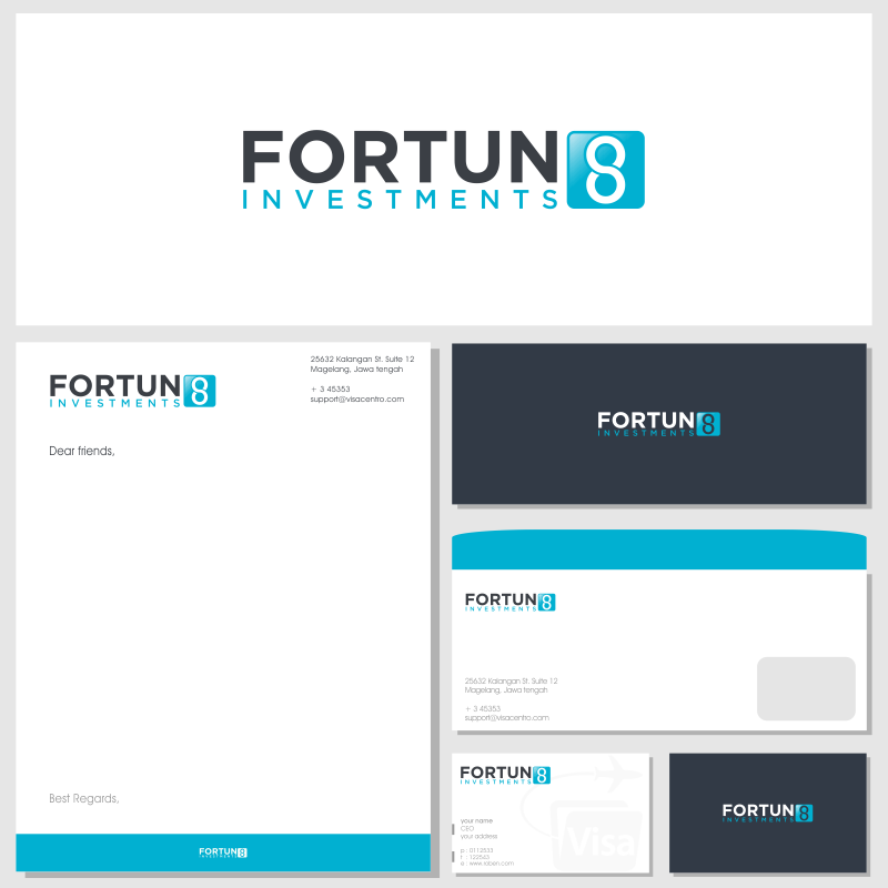 Logo Design by hidro for FORTUN8 investments | Design #6639784