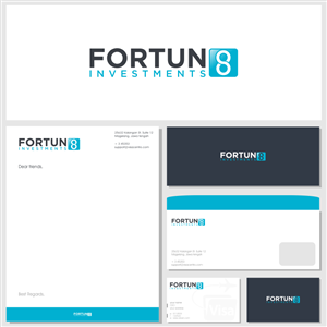 Logo Design by hidro for FORTUN8 investments | Design: #6639784
