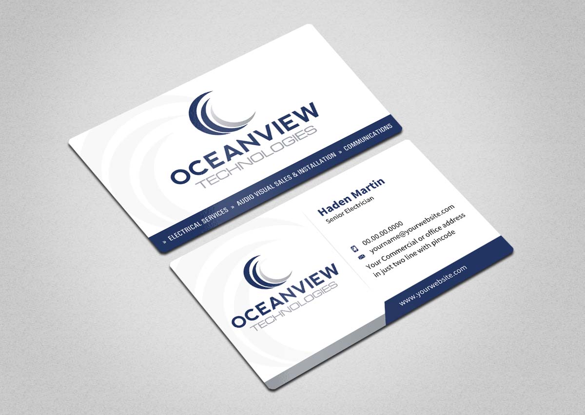 Visitenkarten-Design von INDIAN_Ashok für Oceanview Technologies | Design #6641376