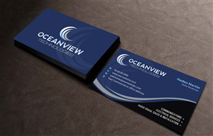 Business Card Design by INDIAN_Ashok for Oceanview Technologies | Design: #6641377
