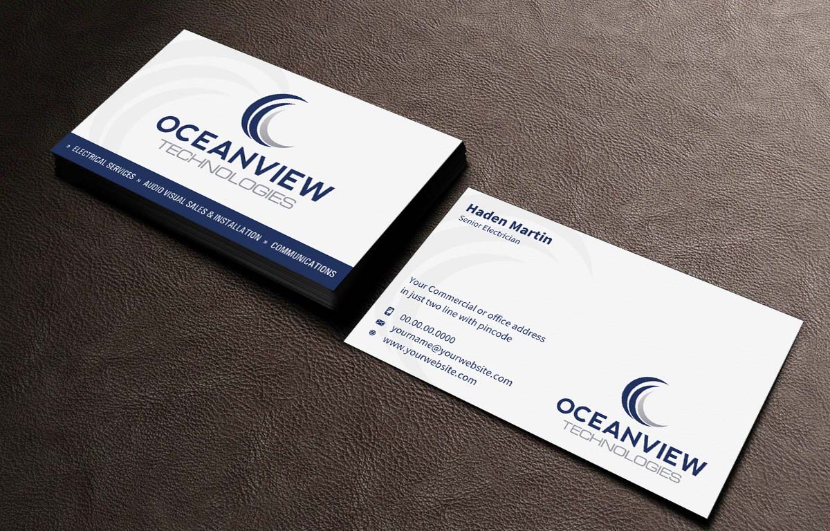 Visitenkarten-Design von INDIAN_Ashok für Oceanview Technologies | Design #6641405
