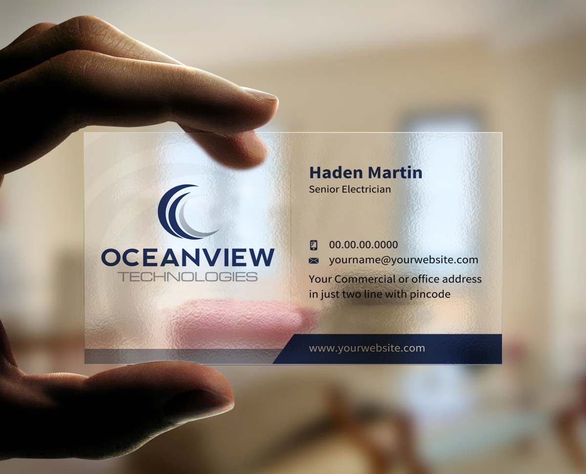 Business Card Design by INDIAN_Ashok for Oceanview Technologies | Design #6641420