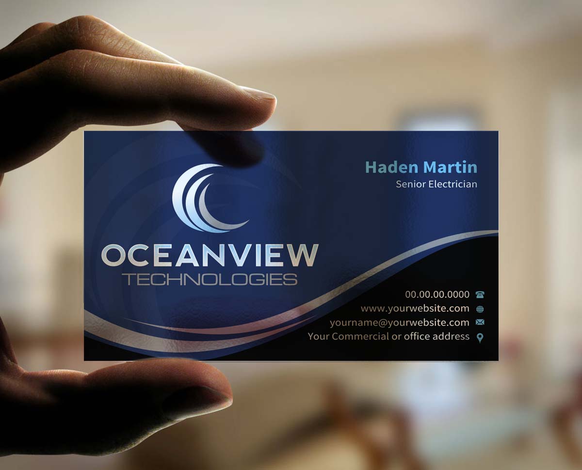 Business Card Design by INDIAN_Ashok for Oceanview Technologies | Design #6641426