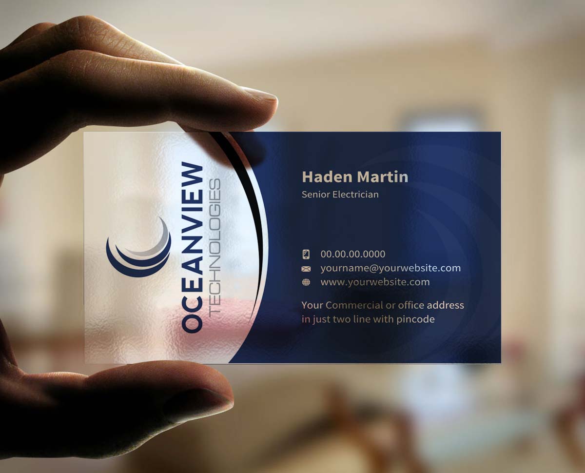 Business Card Design by INDIAN_Ashok for Oceanview Technologies | Design #6641431