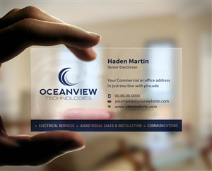 Business Card Design by INDIAN_Ashok for Oceanview Technologies | Design: #6641437