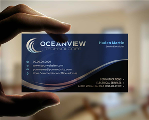 Business Card Design by INDIAN_Ashok for Oceanview Technologies | Design: #6641440