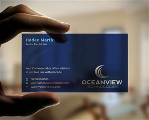 Business Card Design by INDIAN_Ashok for Oceanview Technologies | Design: #6641442