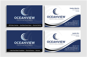 Business Card Design by INDIAN_Ashok for Oceanview Technologies | Design: #6661856