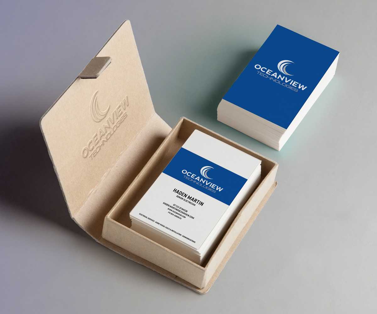 Diseño de Tarjeta de Presentación por Doigan para Oceanview Technologies | Diseño #6641697